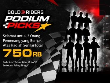 Daftar Pemenang ‘Tebak Rider MotoGP Paling Tinggi’, Ada Nama Kamu? Simak Berita Terbaru
