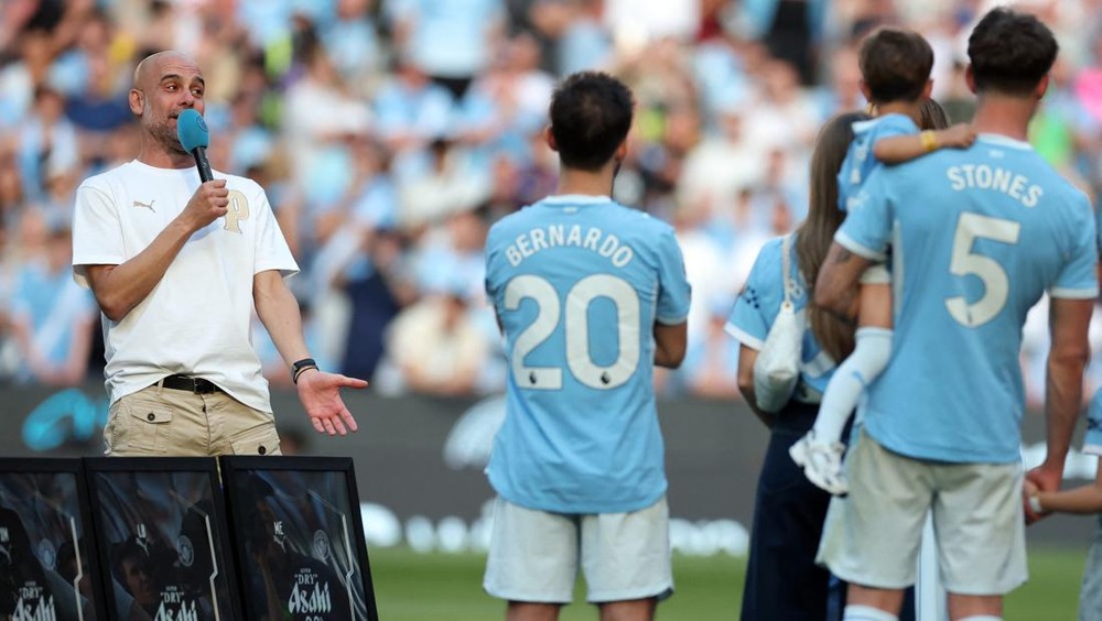Pidato Perpisahan Guardiola di Etihad Penuh Haru Biru dan Air Mata