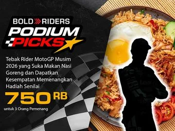 Tebak Rider MotoGP yang Suka Nasi Goreng Bisa Dapat Saldo Rp 250 Ribu, Mau? Ikuti Kuis Seru Ini