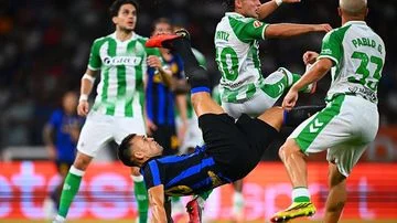 Inter Vs Betis: Gol Stones Bawa Si Ular Menang di Laga Pramusim, La Beneamata Cetak Kemenangan Pertama Musim Ini!
