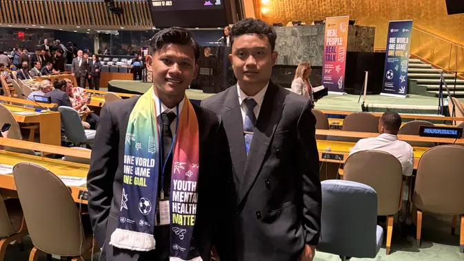 Mahasiswa Indonesia Bawa Sepak Bola ke Markas PBB