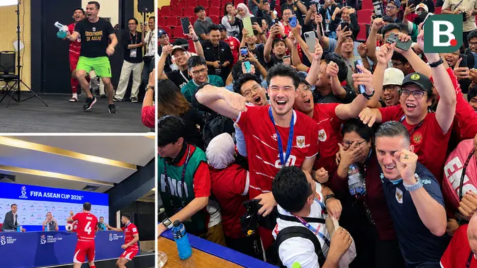 Selebrasi Kocak Timnas Juara ASEAN Cup