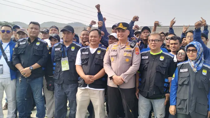 Satgas Bobotoh Jaga Keamanan Persib
