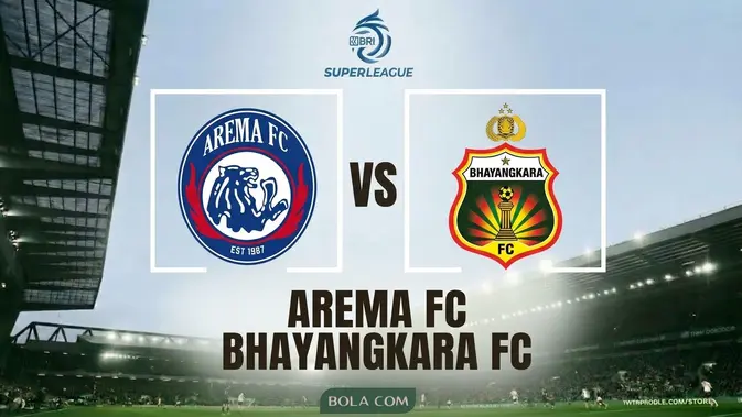 Duel Panas Arema FC Lawan Bhayangkara FC