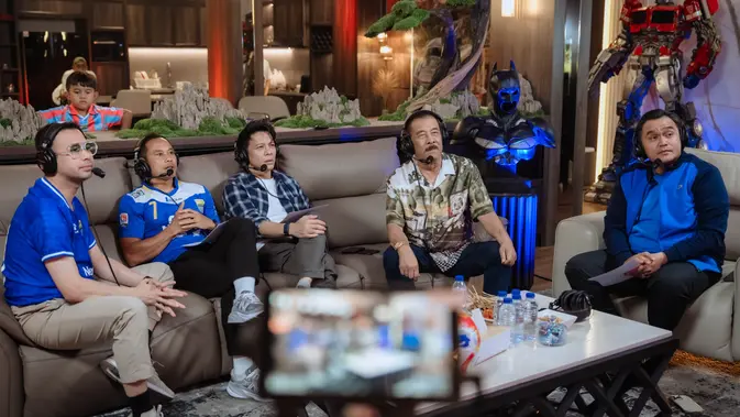 Momen Haru Umuh Muchtar Jadi Komentator